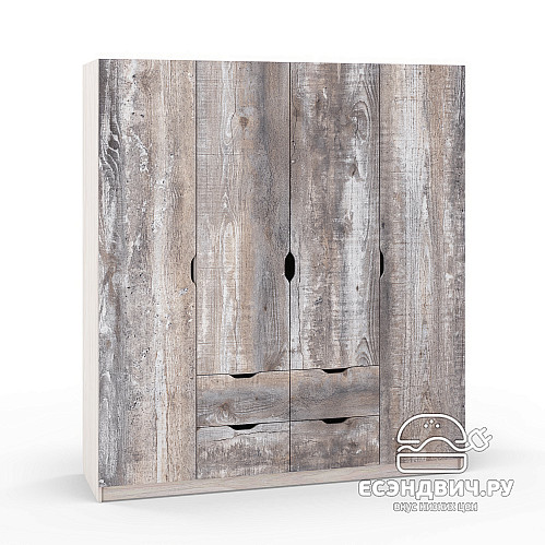 Шкаф 3 180х200 grand "Лаворо" (Анкор белый / Бетон пайн экзотик) /1717